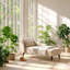Chaise longue en bois d'eucalyptus Aurelia