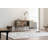Industrial Modern Console Cabinet, Multi-Drawer Storage Sideboard with Metal Legs, Natural Wood and Black