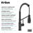KRAUS Coda Commercial Style 2-Function Single Handle Pull Down Kitchen Faucet-106899893