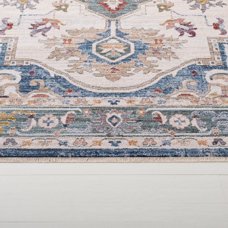 Lauren Ralph Lauren 1422 Performance Oriental Rug, Square 6'7"