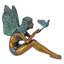Bird Fairy Cast Garden Statue