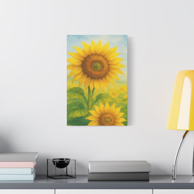 Aaroon Single Picture Frame Print on Canvas