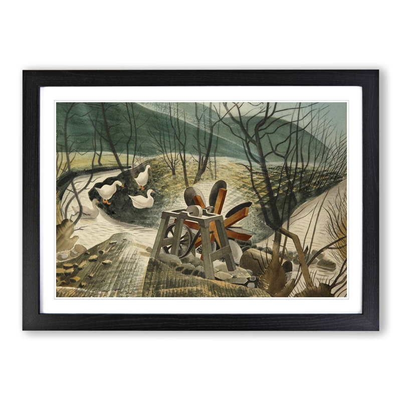 Eric Ravilious - Single Picture Frame Print, Black
