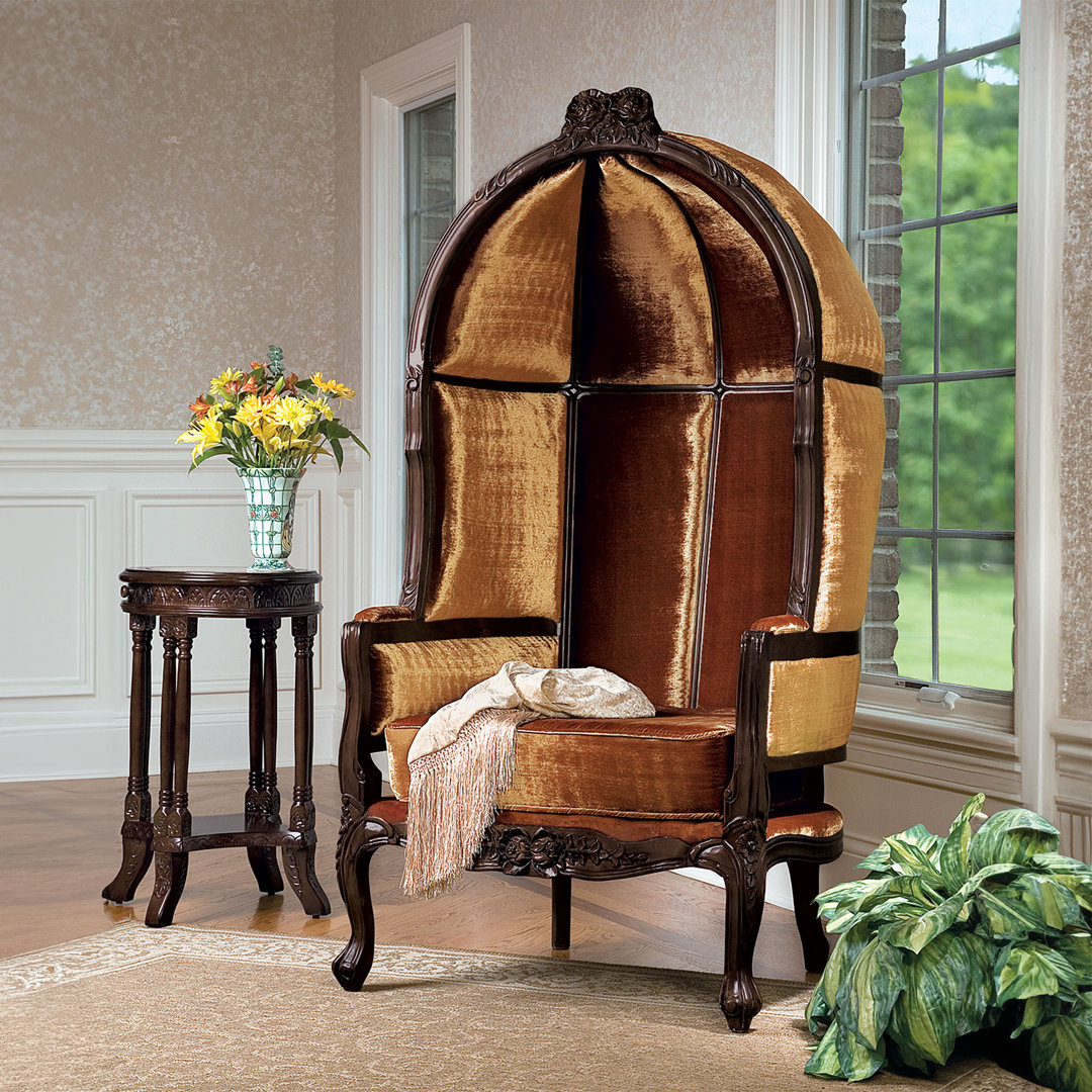 Lady Alcott Victorian Balloon Chair Design Toscano