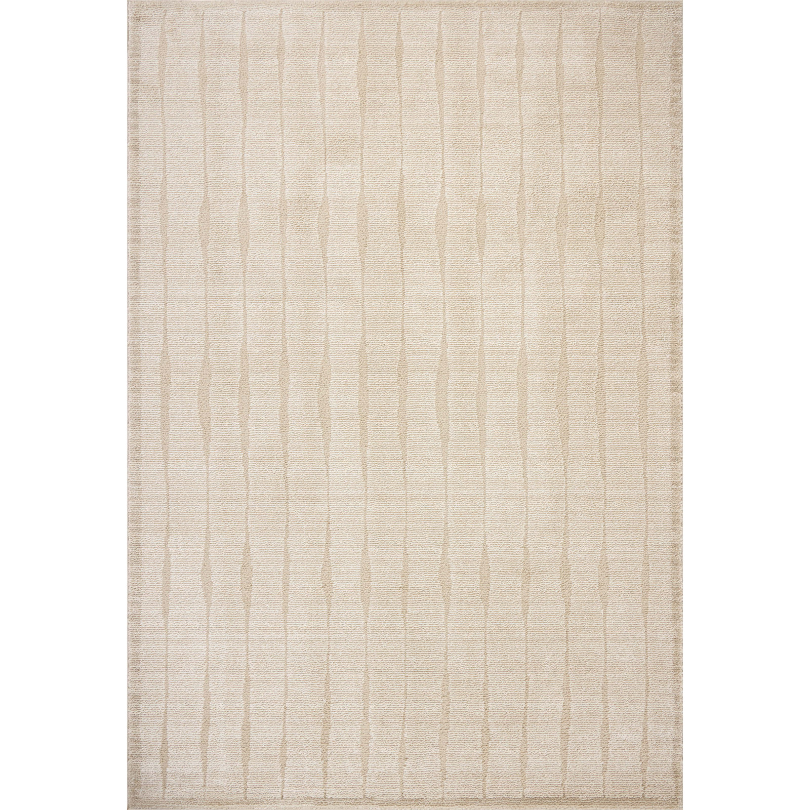 Chris Loves Julia x Loloi Calvin Ivory Oatmeal Rug, Rectangle 3'6" x 5'6"