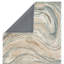 Tapis brun clair à motif abstrait touffeté à la main Koziol-124313265