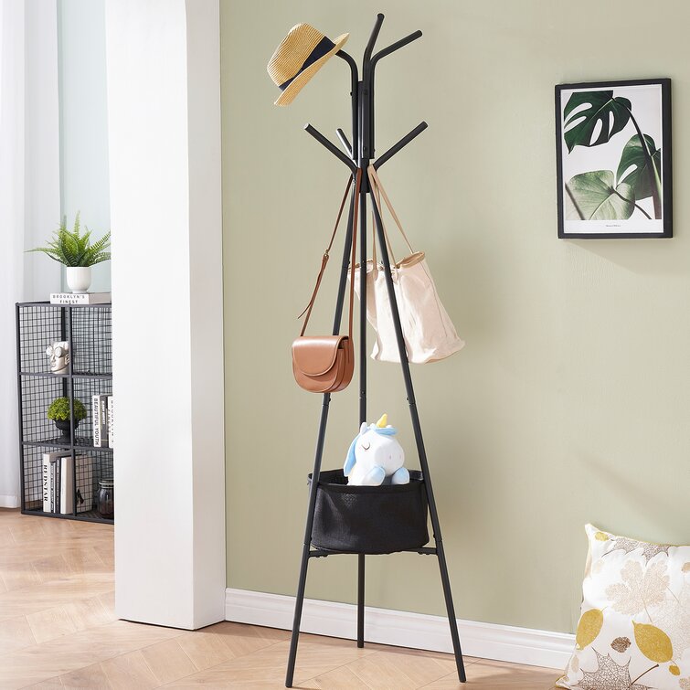 Ash & Roh® Coat Rack Freestanding, Modern Standing Coat Stand Hanging for  Jacket, Hat, Cloth, Purse, Hand-Bag - Hall Tree Entry Way, Farmhouse  (Walnut, 92-2) : Amazon.in: Home & Kitchen