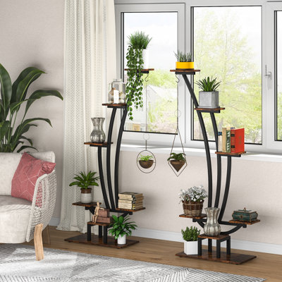 Free Form Multi-Tiered Plant Stand