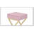 Coleen Pink & Gold Finish Accent Table-470320123