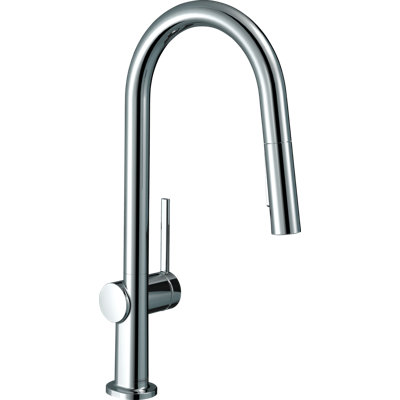 Robinet de cuisine hansgrohe Talis N HighArc, à 2 jets rétractables de style A avec sBox, 1,75 gal / min