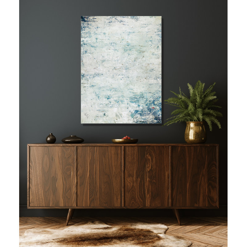 Glacier - Artist Enhanced Canvas Print, 20" H x 24" W x 1" D, Unframed