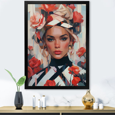 «Floral Fashion Woman I» sur toile
