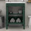 Ensemble de meuble-lavabo sur pied 24 po, meuble-lavabo avec grandes tablettes de rangement, ensemble de lavabo et d'armoires modernes, armoire de rangement autoportante-2077045100