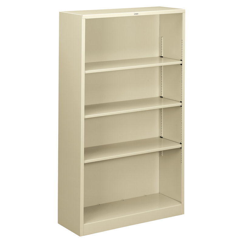 Brigade Standard Bookcase, Putty, 59" H x 34.5" W x 12.63" D