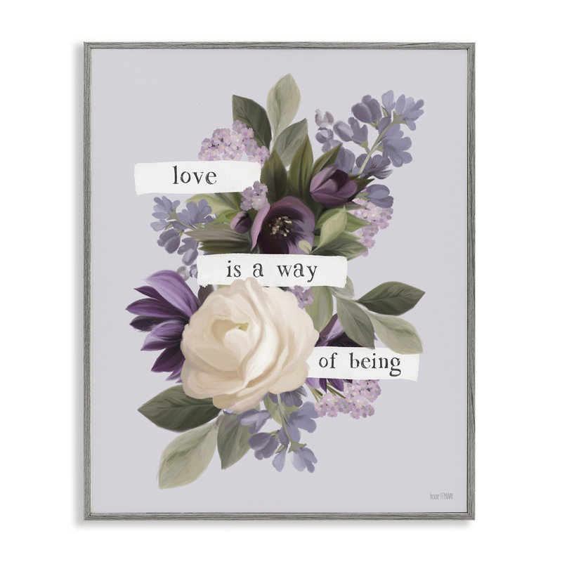 «Love Is Way Art» par House Fenway bg-180, Estampe numérique Farmhouse, H 20 po x l 16 po