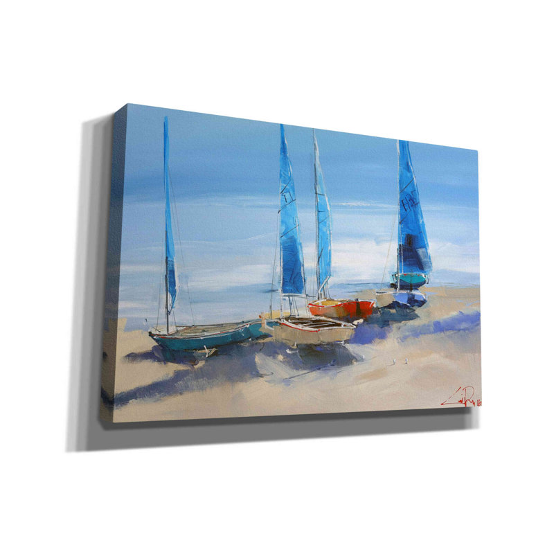 «Before The Sail» par Craig Trewin Penny, art mural sur toile, H 18 po x l 26 po x P 0,75 po