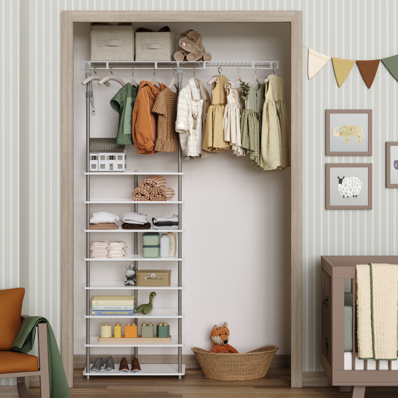 Maximizer 8-shelf Adjustable Closet Organizer
