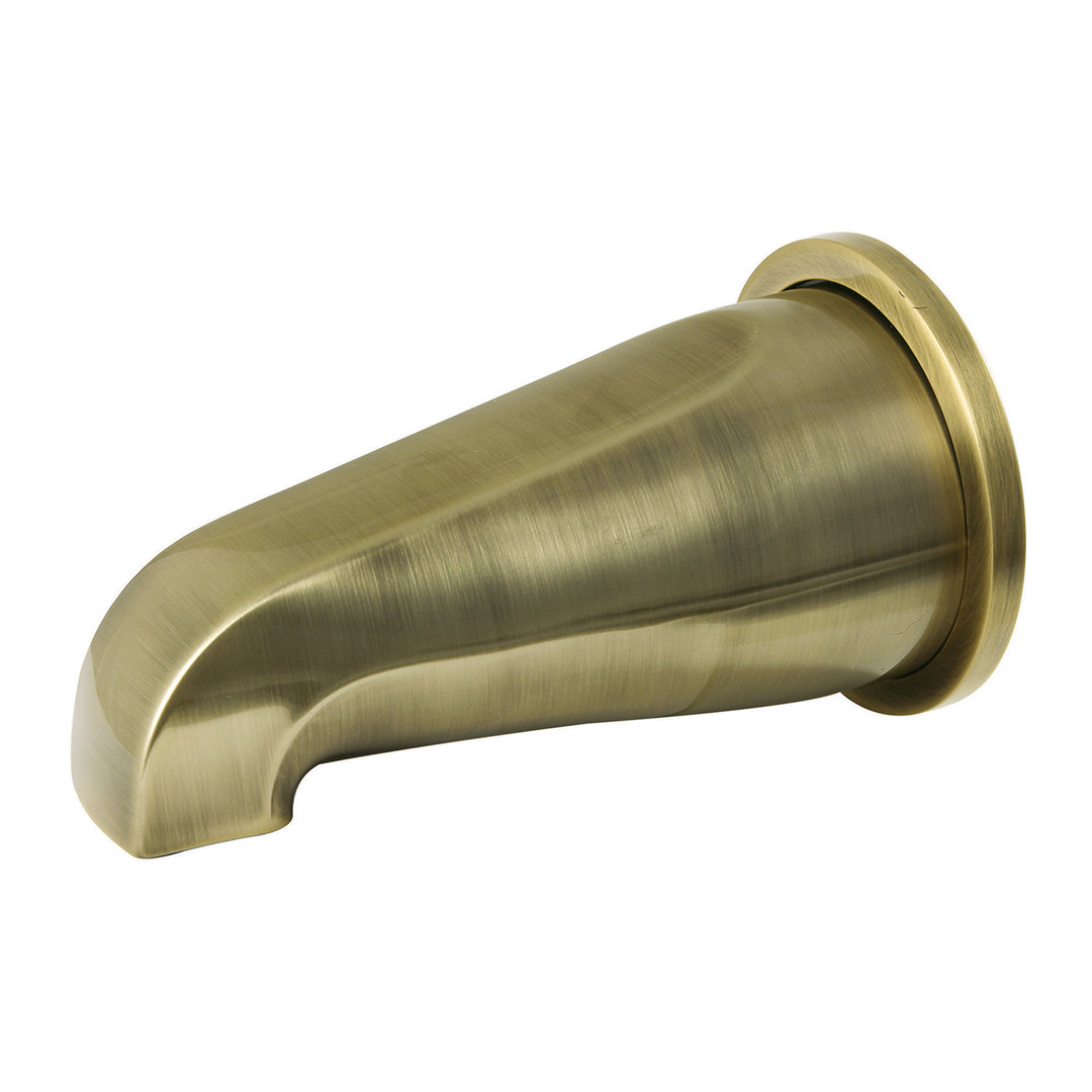 Kingston Brass Shower Scape 5-Inch Non-Diverter Tub Spout with Flange Kingston Brass 