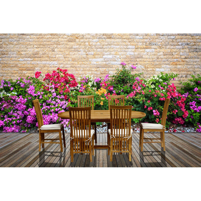 Clea Outdoor Teak Dining Side Chair