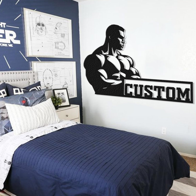 Sports Wall Decor, 20" H x 20" W x 0.05" D, Yes