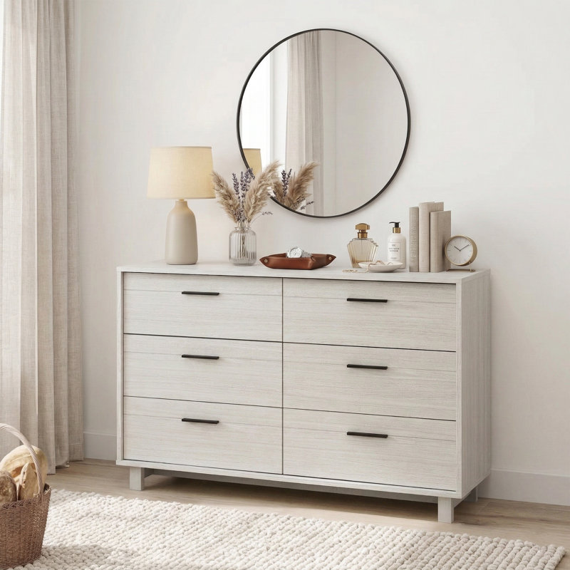 Commode double 6 tiroirs Aderyn