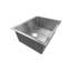 Évier de cuisine à simple cuve encastrable 23 po x 18 po avec finition en acier inoxydable 304 de calibre 18 Sinber