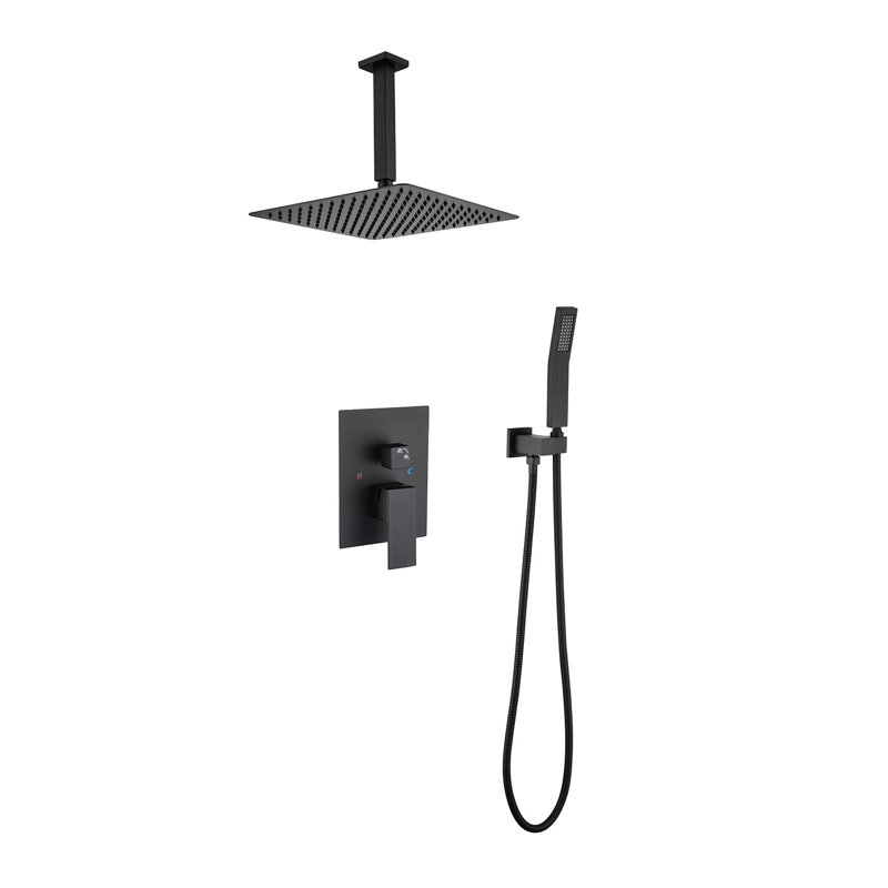 Dual Shower Head 1.8 GPM GPM, Matte Black
