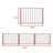 Devoris Free Standing Pet Gate With Door