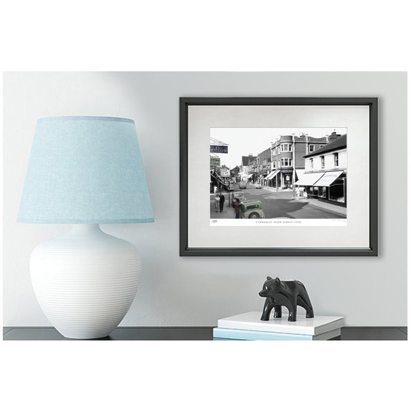 Camberley, High Street C1955 by Francis Frith - Single Picture Frame Print, 40cm H x 50cm W x 2.3cm D