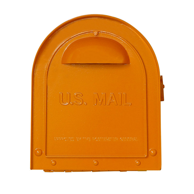 Boîte aux lettres Dylan, Orange / doré
