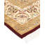 Tapis rouge / beige noué à la main de conception unique 8 pi 1 po x 10 pi 5 po Hayner