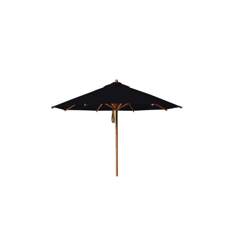 Yadira 350cm Market Parasol, Black