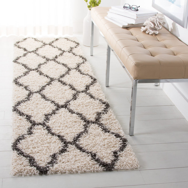 Sgd-Dallas Shag Performance Geometric Rug, Runner 2'3" x 8'