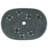 vidaXL Countertop Basin Blue Oval 23.2x15.7x5.5" Ceramic