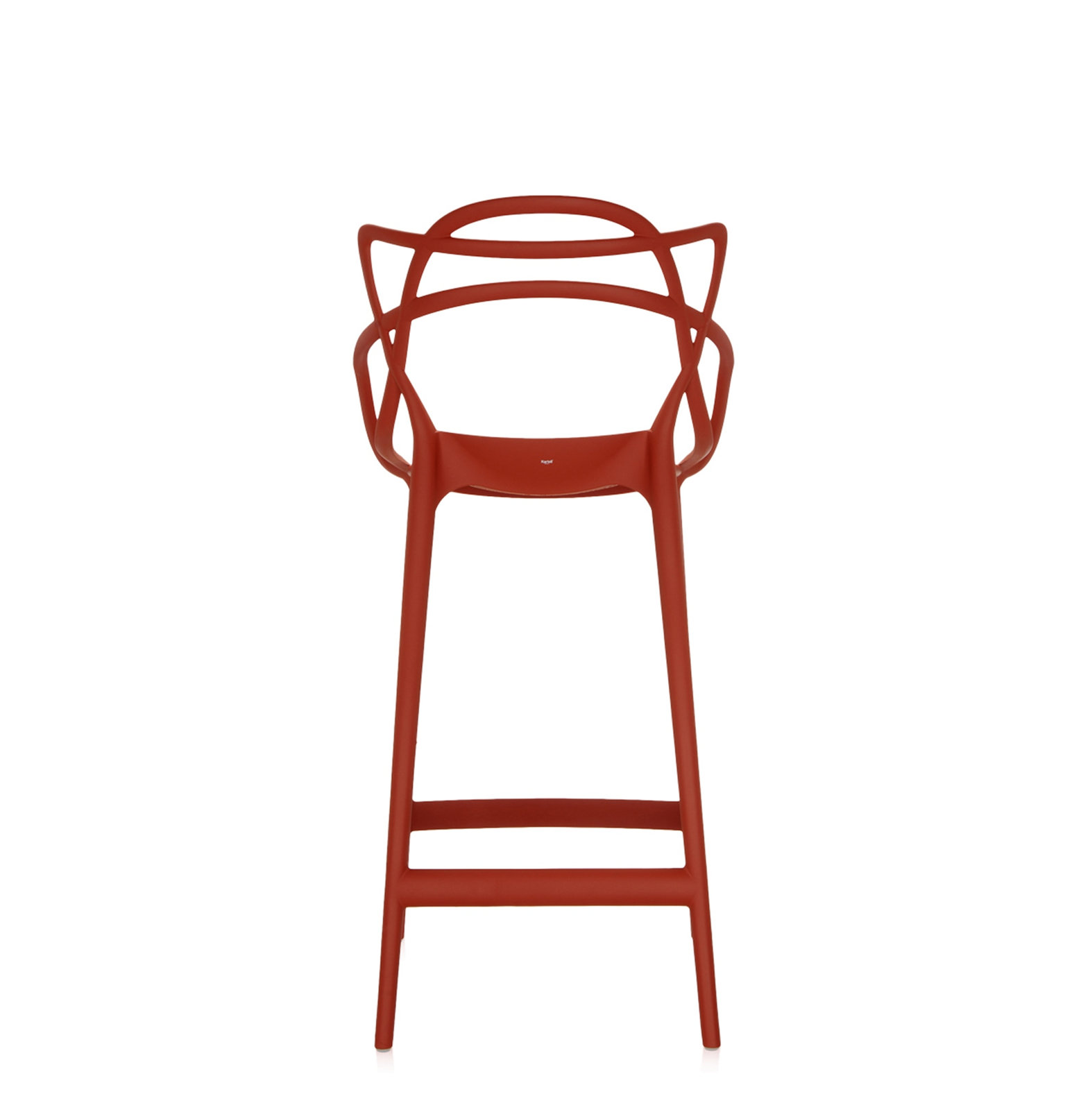 Masters Outdoor Bar Stool, Counter, Rust Orange