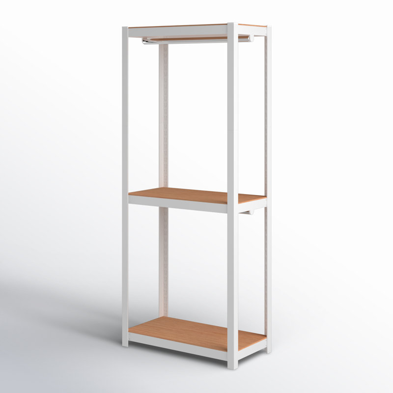 Porte-vêtements autoportant Ariella, Blanc