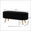 Banc de rangement avec repose-pieds ovale Luxury-125514319