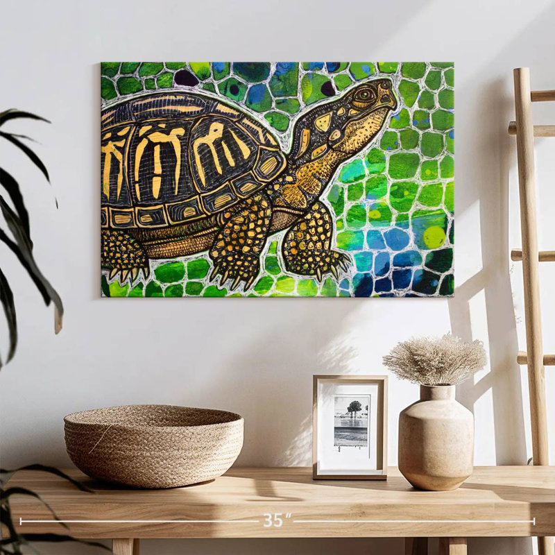 Brampt Eastern Box Turtle, 16" H x 24" W