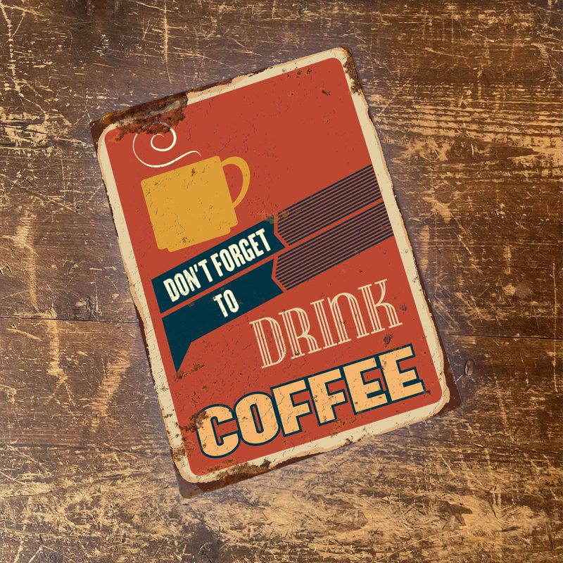 Food & Beverage Wall Decor on Metal, 61cm H x 41cm W