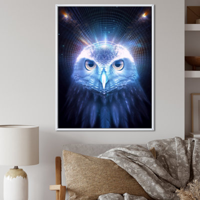 " White Owl Majestic Wisdom "