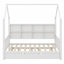 Lit House avec lit gigogne, lit pour enfant avec tablette