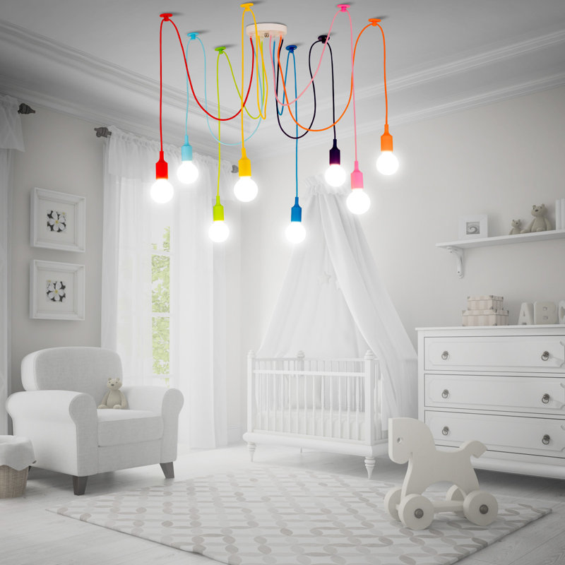 Luminaire suspendu à 8 lumières Daryiah