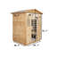 Sauna à infrarouges FAR pour 4 personnes avec panneau de contrôle et porte vitrée-98876750