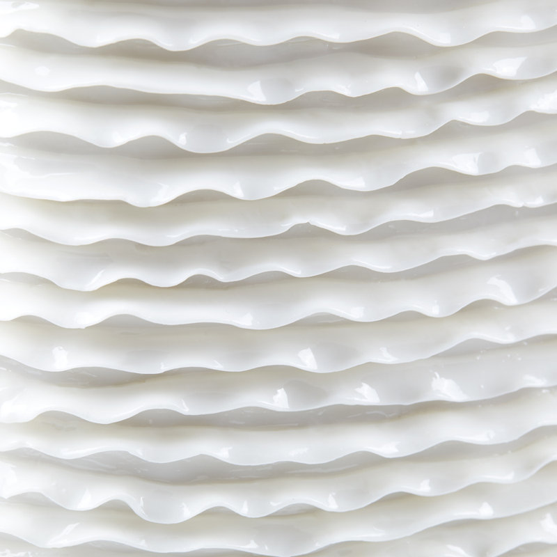 Blanc De Chine Handmade Porcelain Table Vase