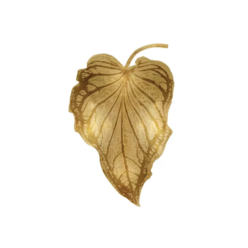 Gold Palm III by Melonie Miller - Wrapped Canvas Painting, 20.32 cm H x 30.48 cm W