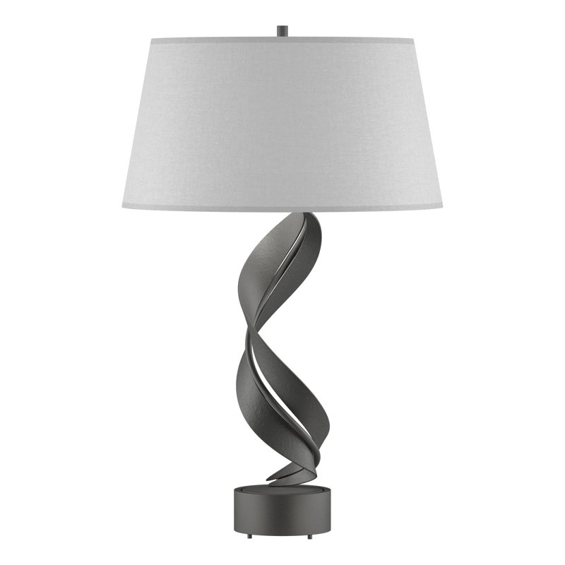 Folio 25.1" Table Lamp, Flax, Natural Iron