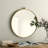 Cassie Metal/Manufactured Wood Round Wall Mirror-1825838290-1825838288