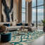 Machine Washable Beige Area Rug-1757659870