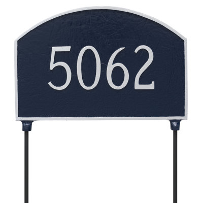 Plaque d'adresse pour pelouse 1 ligne Prestige