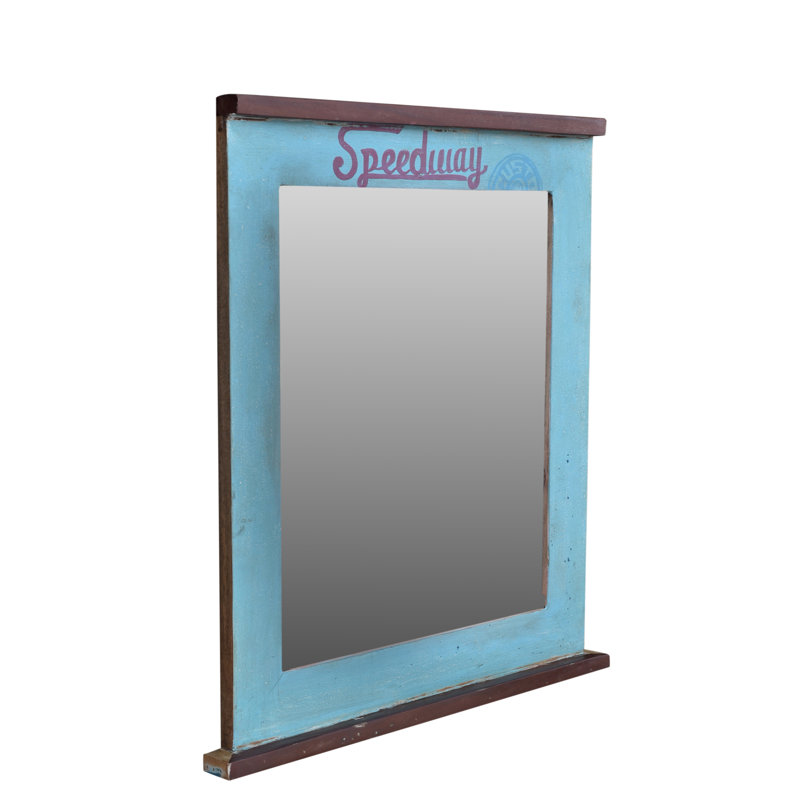 Grantham Wood Flat Wall Mirror